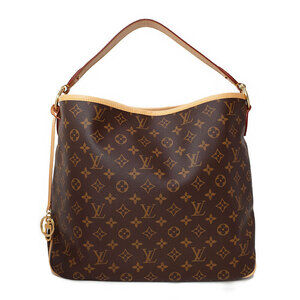 Louis Vuitton Monogram Leather Brown Delightful Semi Shoulder Bag